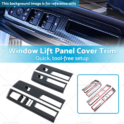 4x Window Lift Panel Cover Trim for Mitsubishi L200 Triton (2023-2025)