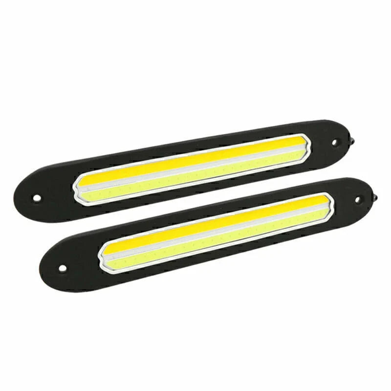 LED Daytime Running Light Strip for Car - White/Amber