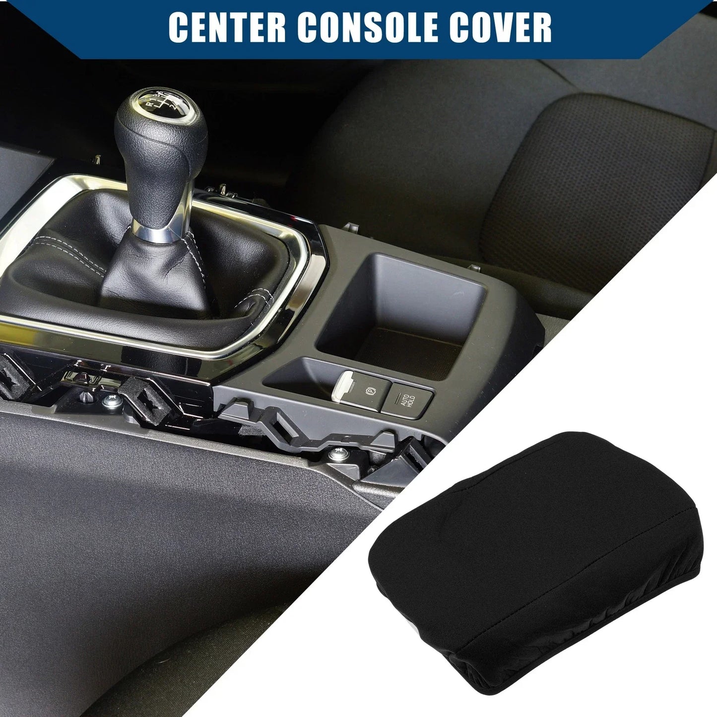 Center Console Armrest Cover for Honda Civic 2006-2013 Neoprene Black
