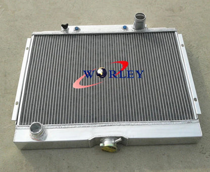 Aluminum Radiator + Fan for Ford Mustang, Mercury Cougar, XR7, Torino (1967-1970)
