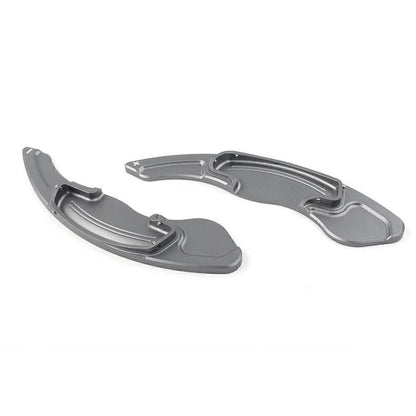 Gray Steering Wheel Shift Paddle Shifter Trim Cover for Acura MDX (2013-2018)