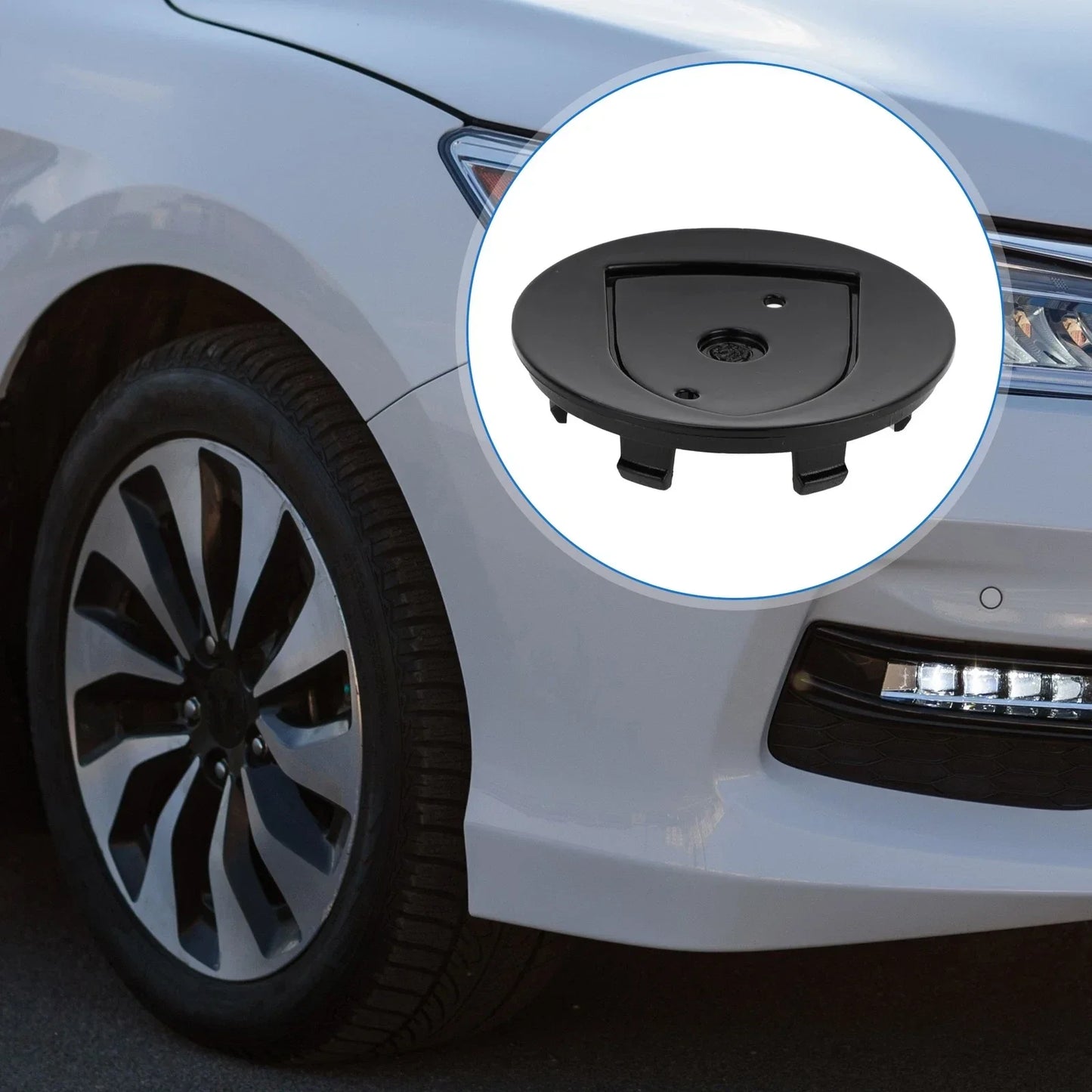 Car Wheel Hub Center Cap 76mm for Porsche 911 (1965-2021) - Gloss Black