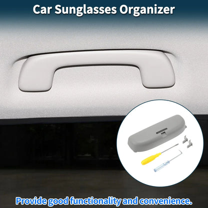 Sunglasses Case for Mercedes-Benz C Class Eyeglasses Holder Storage Box Grey