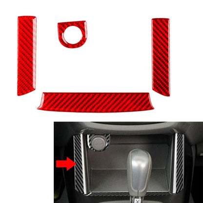 Red Center Console Storage Panel Cover Trim for Subaru Forester (2009-2013)