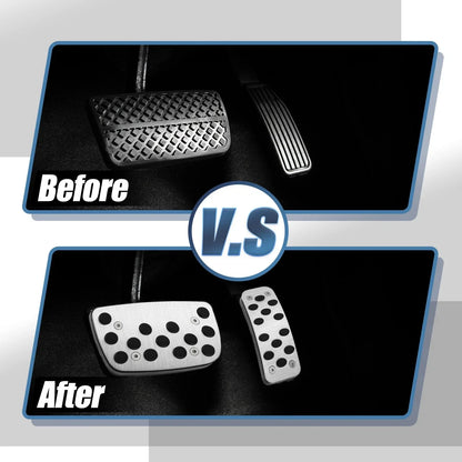 2 x Car Brake Gas Accelerator Pedal Covers for Toyota Camry (2018-2023)