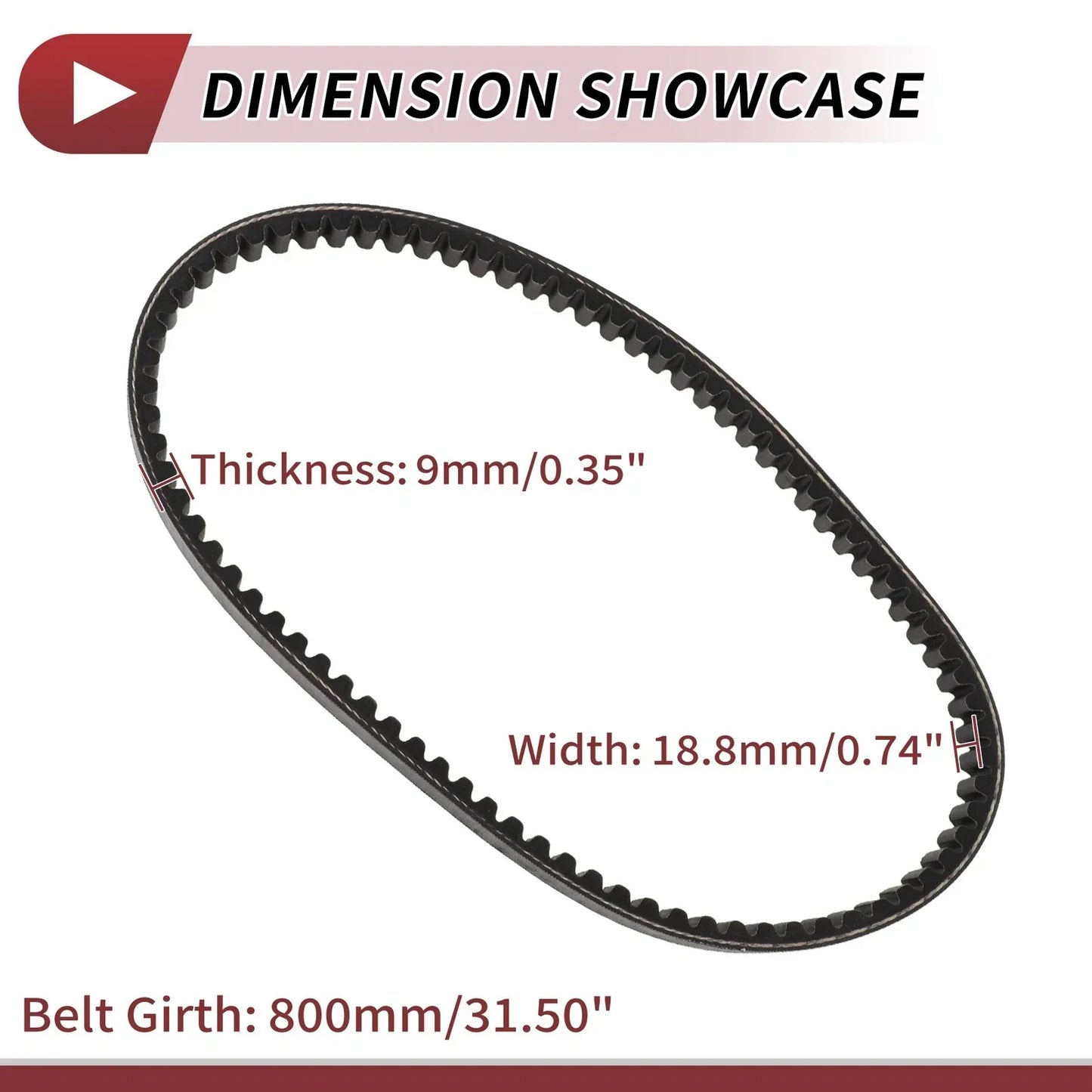 Drive Belt V-Belt for Honda Elite 125 150 (2001-2009)