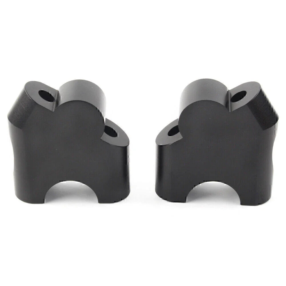 Black HandleBar Bar Risers Mount Clamp Adapter for BMW F800R (2015-2017)