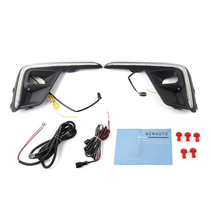 Black Fog Light Turn Signal Pair for Honda BR-V (2022-2023)