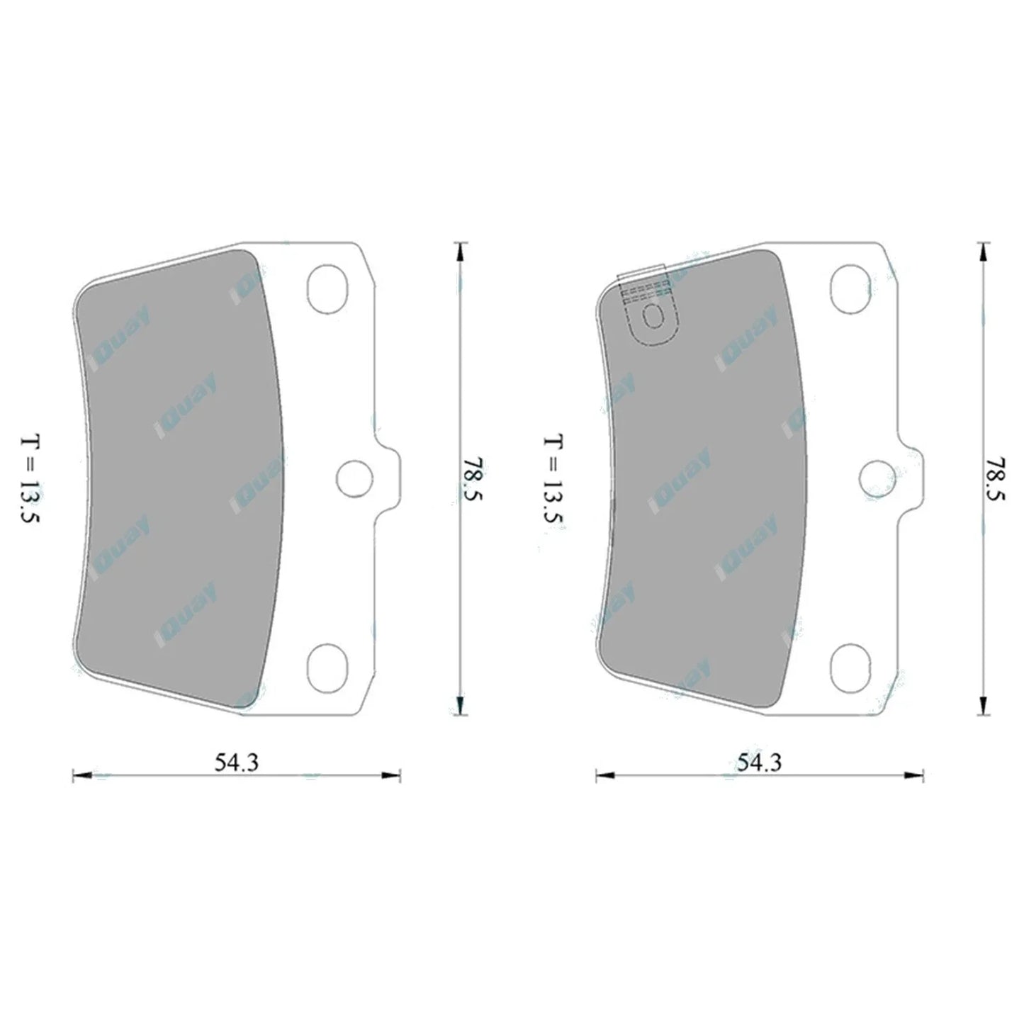 Rear 4wd Disc Brake Pads for RAV4 94-05 SXA10 SXA11 ACA20 ACA21 ACA22 ACA23 Set
