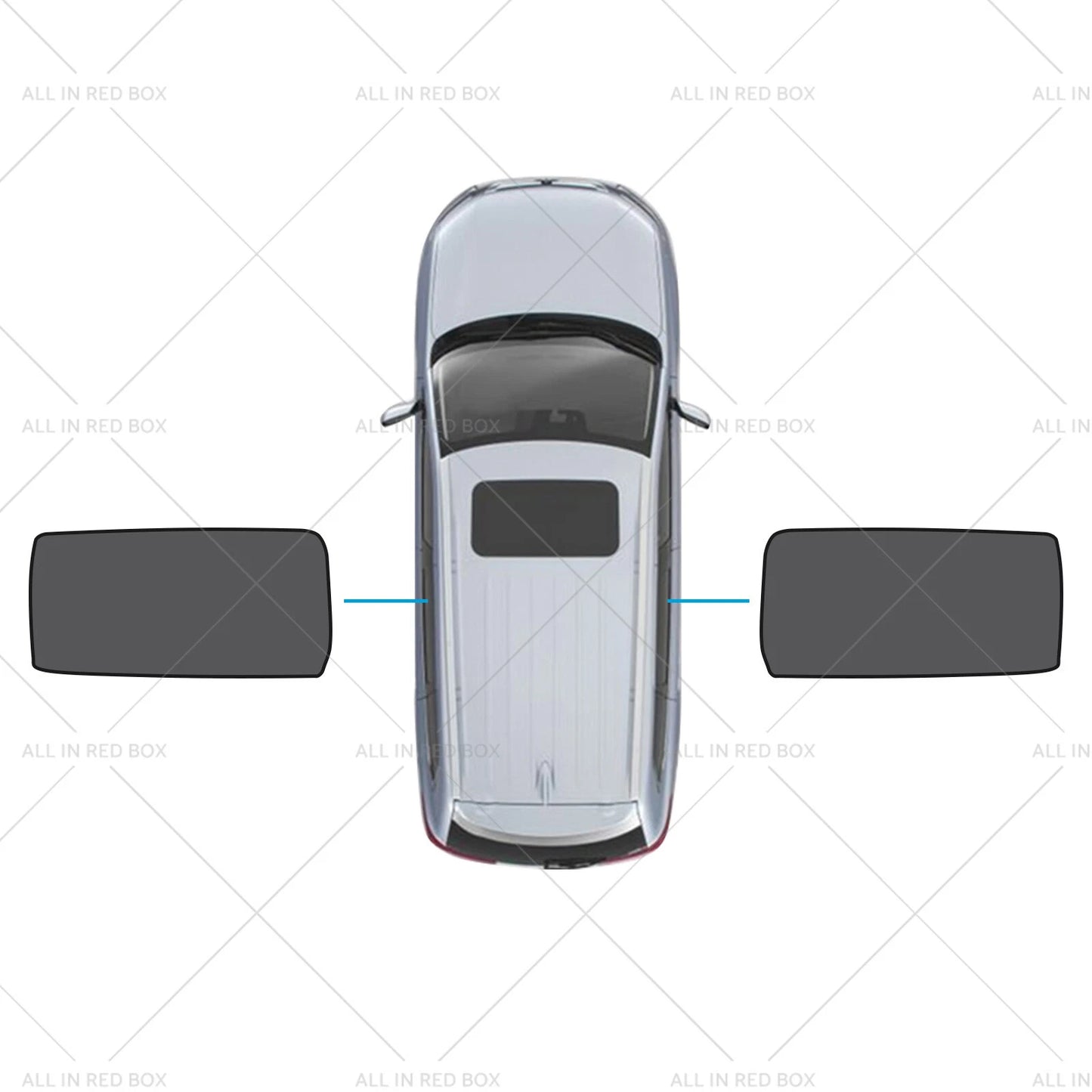Rear Port Window Magnetic Mesh Sunshades for Kia Carnival (2021-2023)