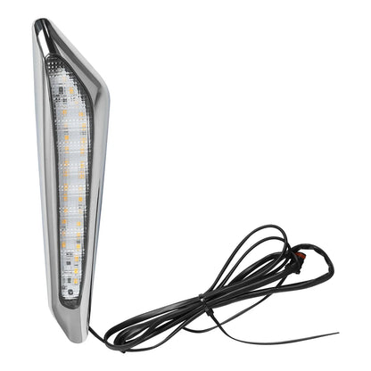 Front Brake Fork Mounted LED Amber Lights for Honda GL1800 (2018-2025)