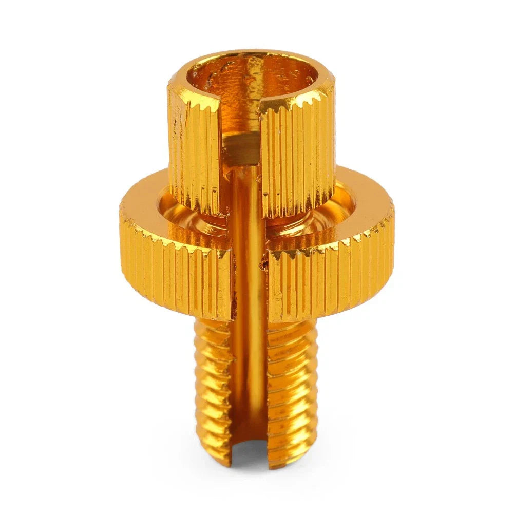 8mm Clutch Brake Throttle Cable Adjuster Screw for Motorcycle ATV Pit Bike Gold