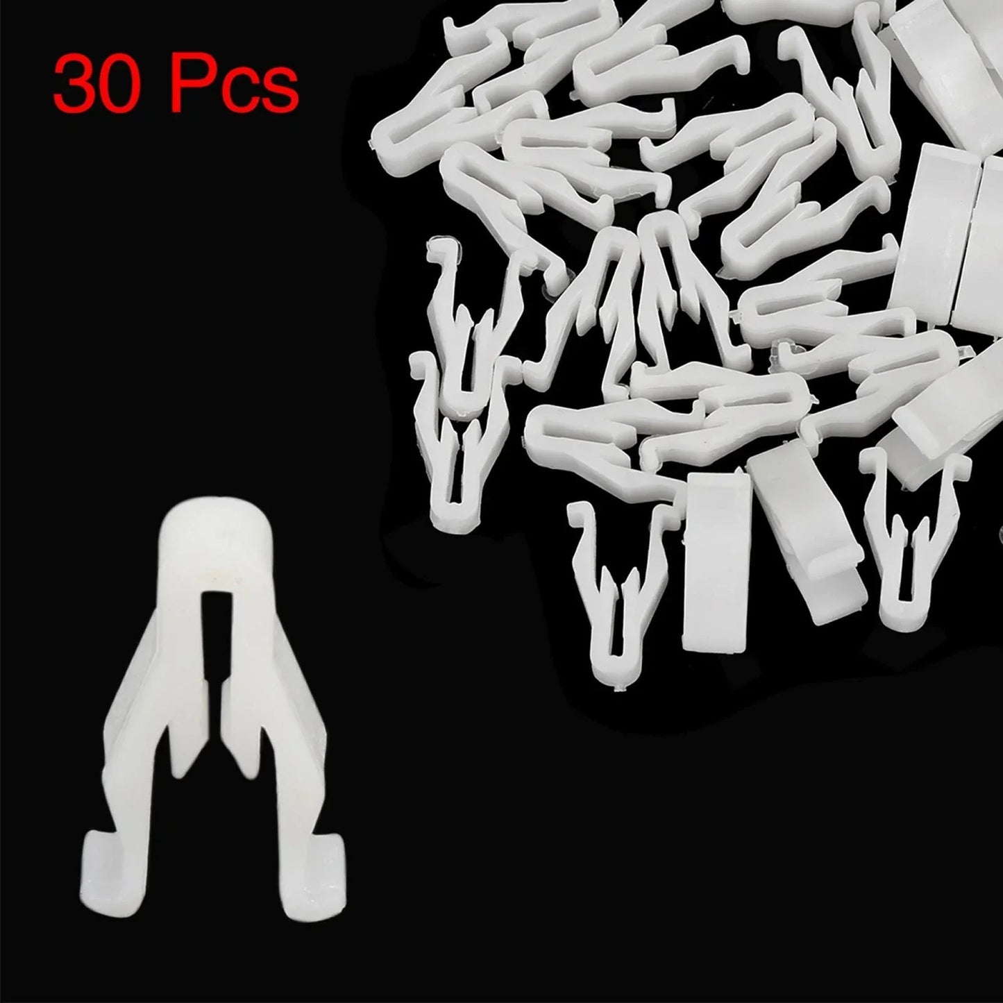 30 x White Plastic Nylon Switch Bezel Clips for Toyota Lexus