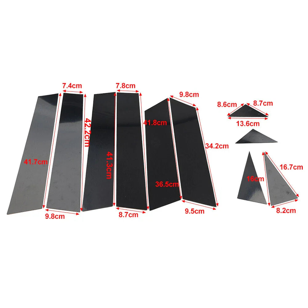 Pillar Post Set Door Window Trim Covers for Mazda CX-5 (2017-2024)