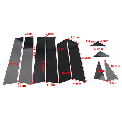 Pillar Post Set Door Window Trim Covers for Mazda CX-5 (2017-2024)
