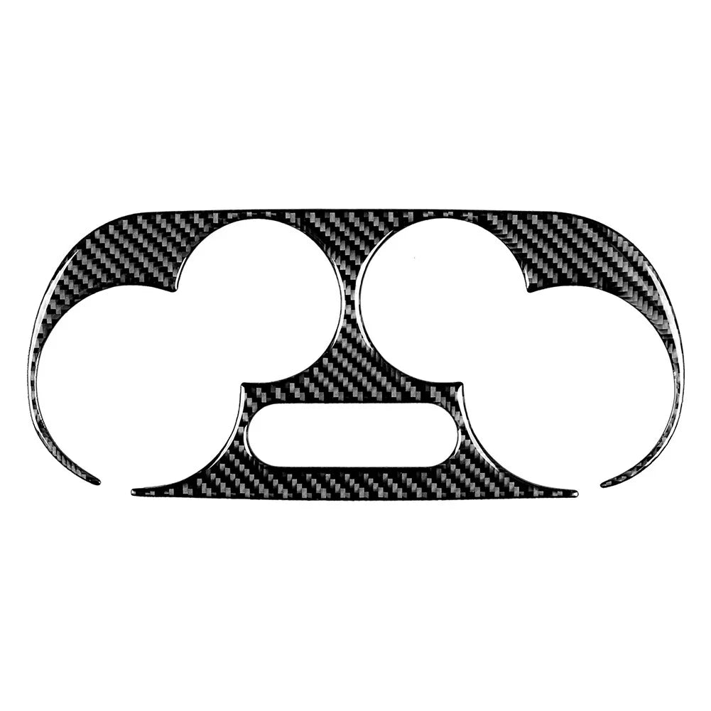 Carbon Fiber Climate Console Panel Cover for Fiat 500 (2012-2015)