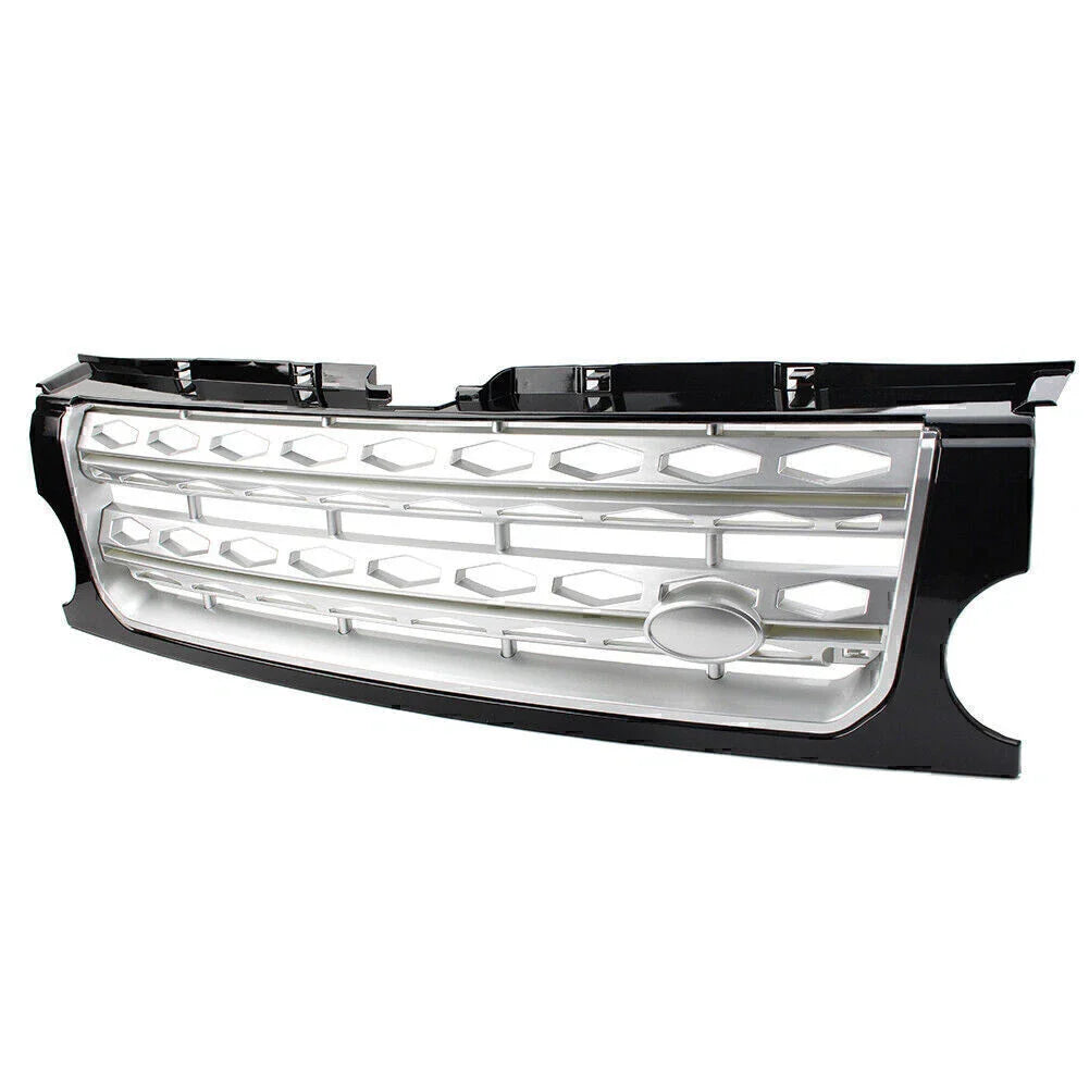 ABS Silver Front Grille Bumper Mesh for Land Rover Discovery LR3 (2005-2009)