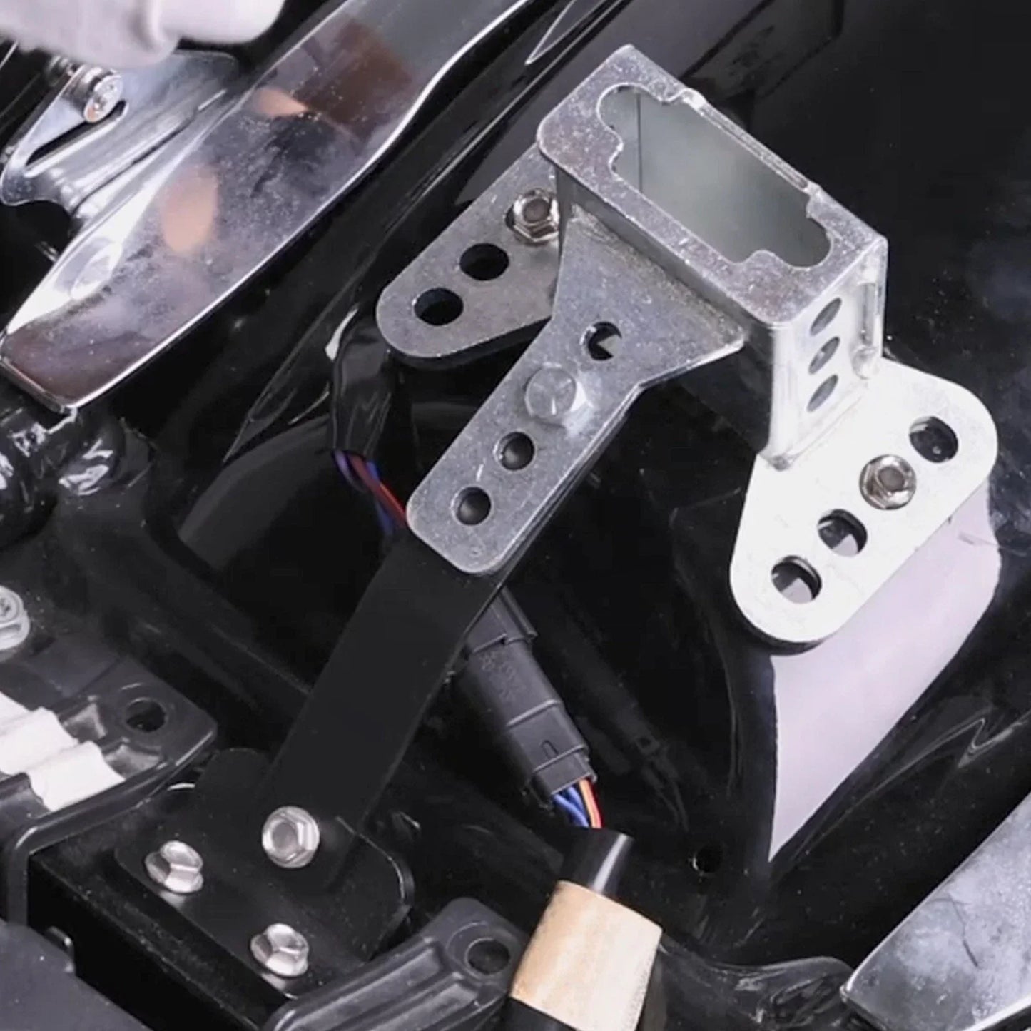 Rider Driver Backrest Mount for Harley Touring Road Street Glide (2009-2025)