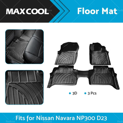 TPE Waterproof Floor Mats for Nissan Navara NP300 D23 (2014-2019)