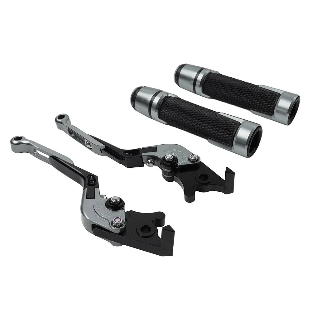Titan Extendable Brake Clutch Levers Grips Set for BMW F650GS (2002-2007)
