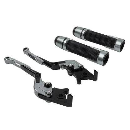 Titan Extendable Brake Clutch Levers Grips Set for BMW F650GS (2002-2007)