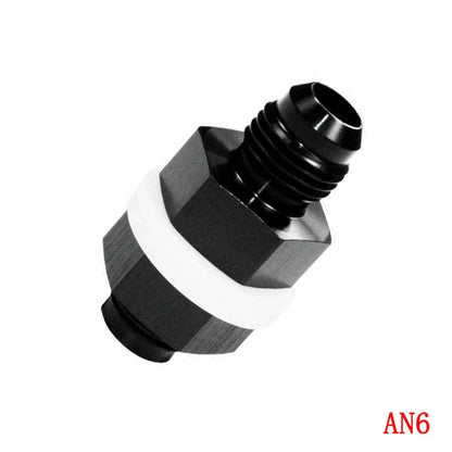 AN6 Flare Fuel Cell Bulkhead Fitting with Washer for Black Car