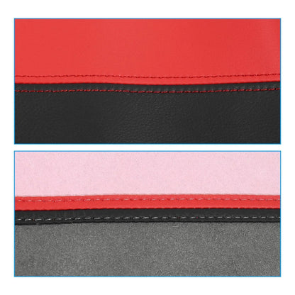 8 Pcs Door Panel Armrest Covers for Honda Civic (2016-2020) Red with Red Line