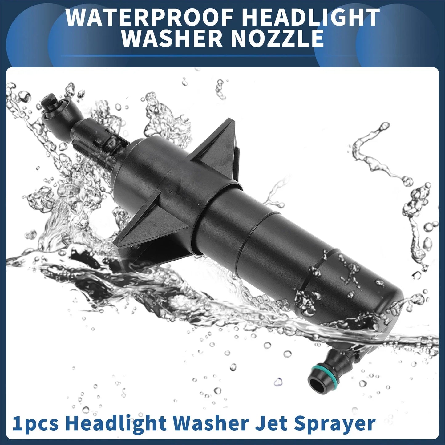 Driver Side Headlight Washer Nozzle for Mercedes-Benz GLK350 (2009-2015)