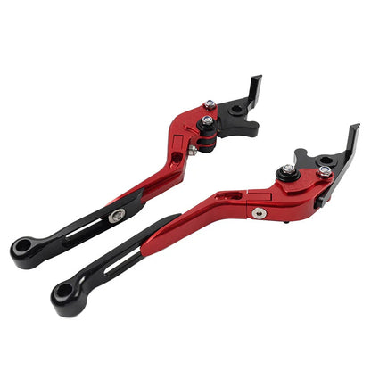 CNC Red Extendable Brake Clutch Levers for Kawasaki Z1000 ZX9R ZX6R (2003-2023)