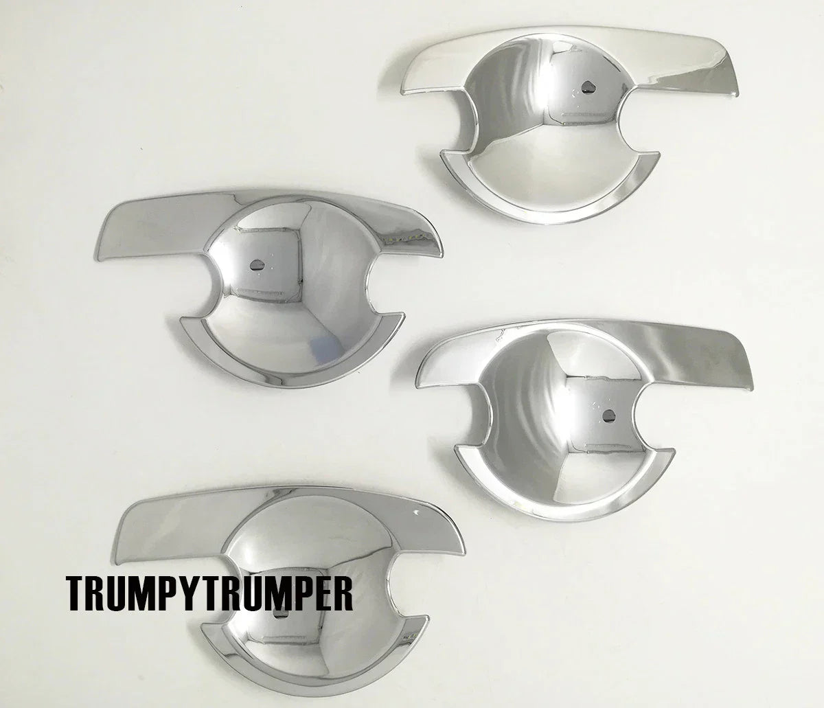 Chrome Door Handle Cover Insert Bowl Trim for Nissan Navara D40 (2005-2015)