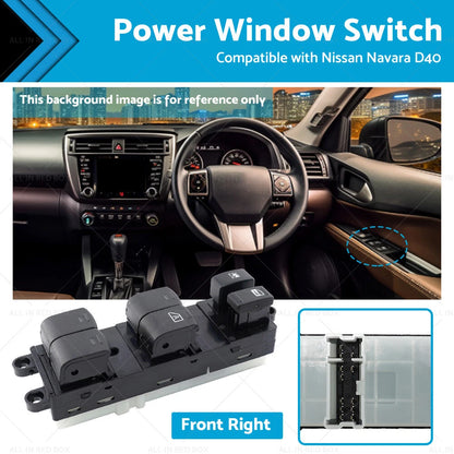 Power Window Switch for Nissan Navara D40 (2005-2014)