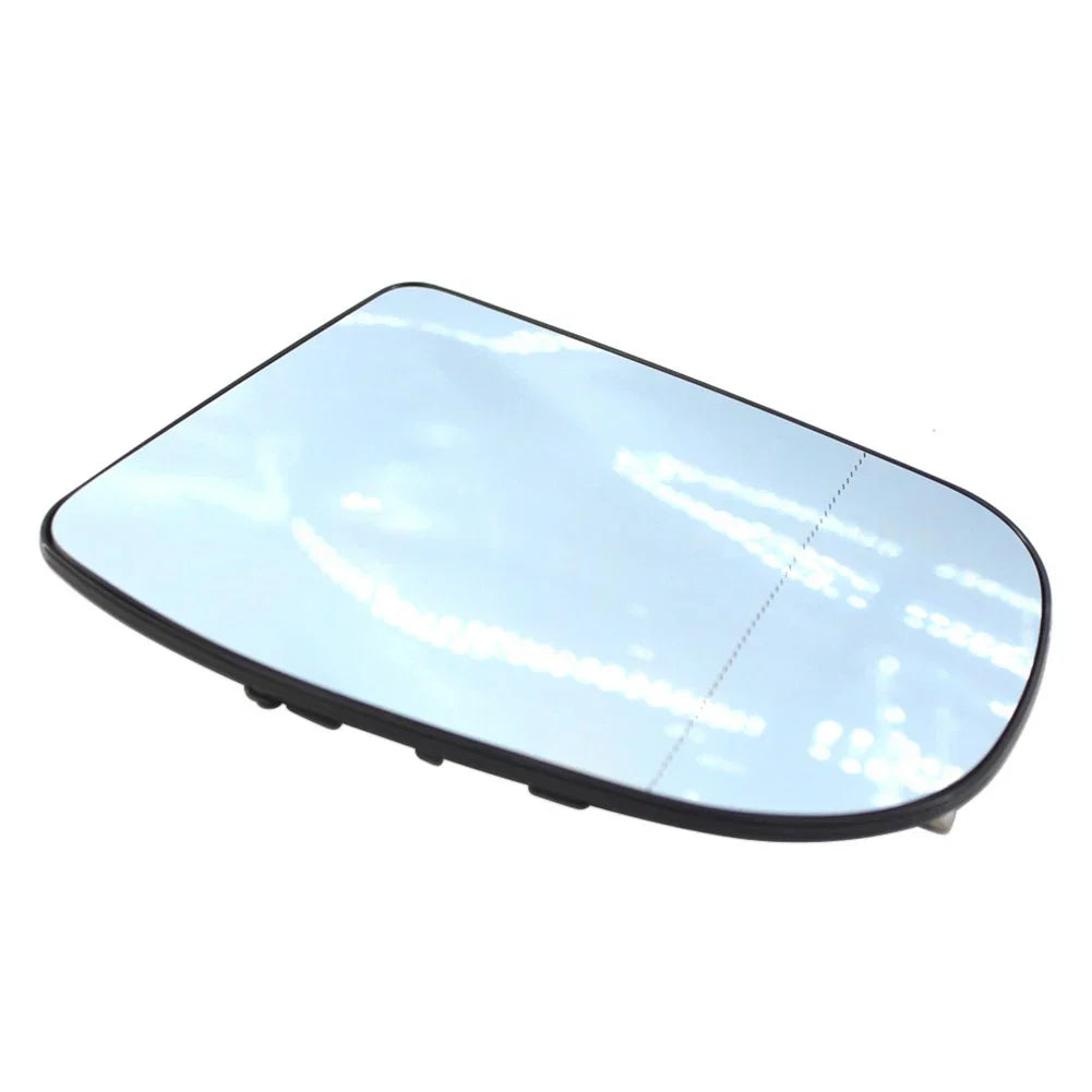 Heated Blue Wide Angle Door Mirror Glass for Benz C E Class W203 W211 (2001-2009)