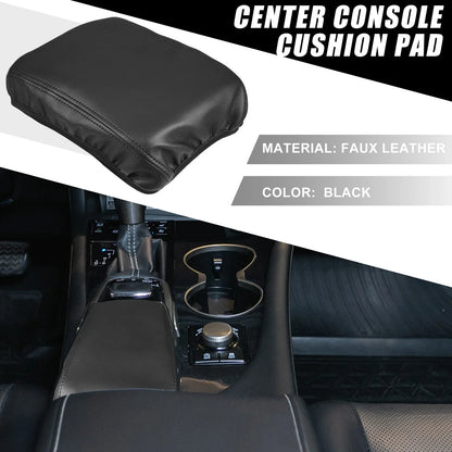 Car Center Console Pad Armrest Cover for Lexus RX350 (2015-2022) Black