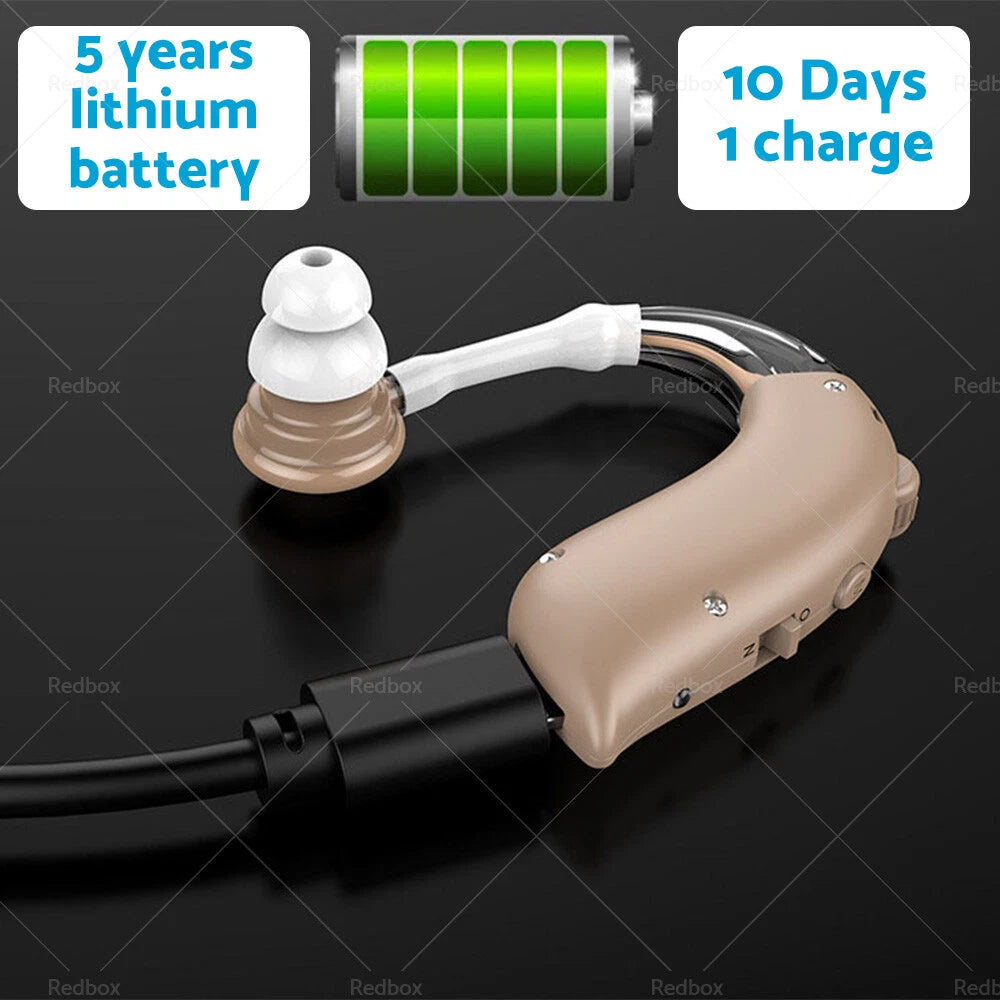 Rechargeable Hearing Amplifier for Ear Sound Devices