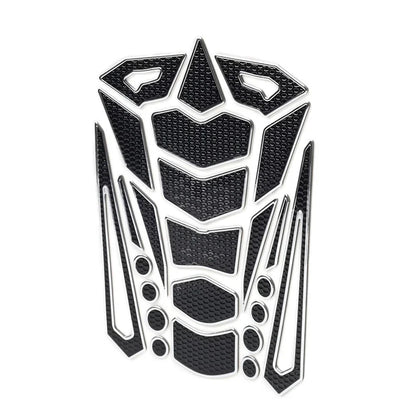 Silver Motorcycle Oil Fuel Tank Pad Cover Guard Protector Decal Sticker
