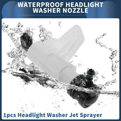 Front Passenger Side Headlight Washer Nozzle for Hyundai Sonata (2011-2014)