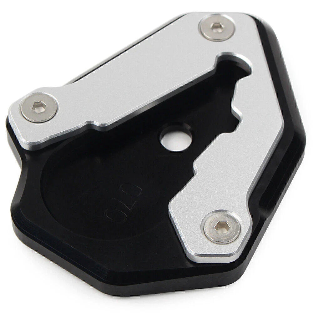 CNC Black Side Stand Enlarger Pad for Ducati 848 1098 1198 (2008-2015)