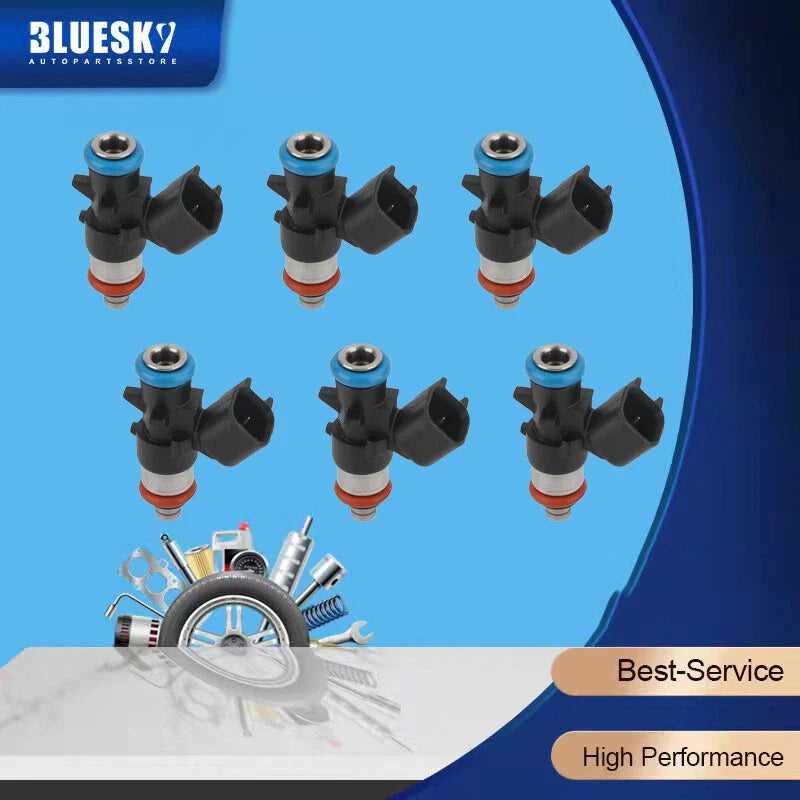 6 Pcs Fuel Injectors for Chrysler Dodge Ram Jeep 3.6L V6 (2011-2013)