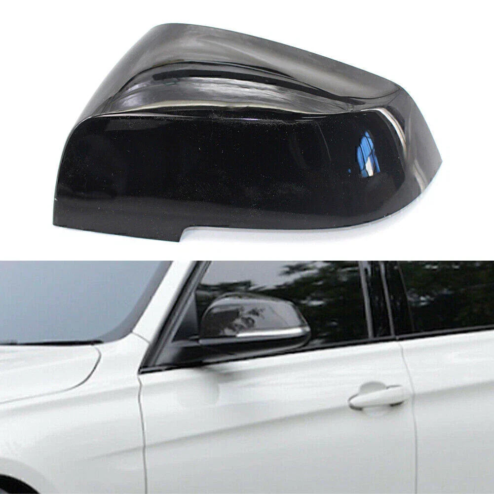 Gloss Black Left Mirror Cover Cap for BMW F20 F21 F22 F30 F31 F32 F33 F36 (2011-2019)