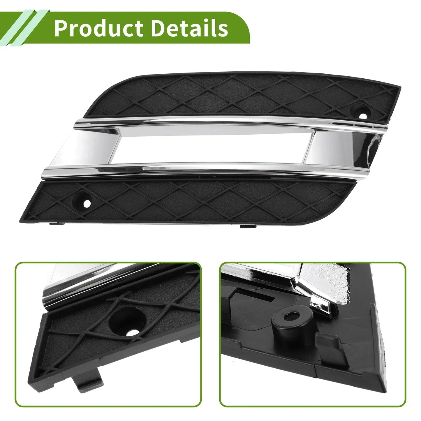 Front Left Fog Light Grill for Mercedes Benz ML450 (2009-2011)
