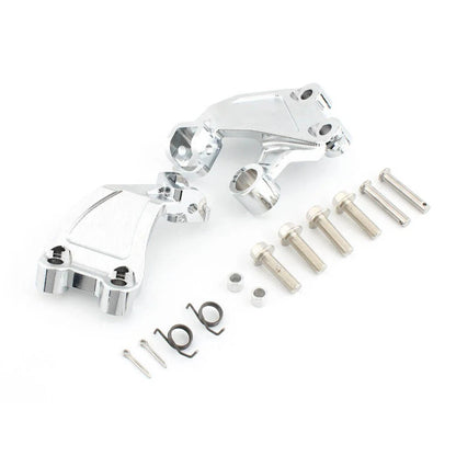 Rider Footrest Pegs Mount Bracket for Yamaha Vmax 1200 VMX1200 (1985-2007)