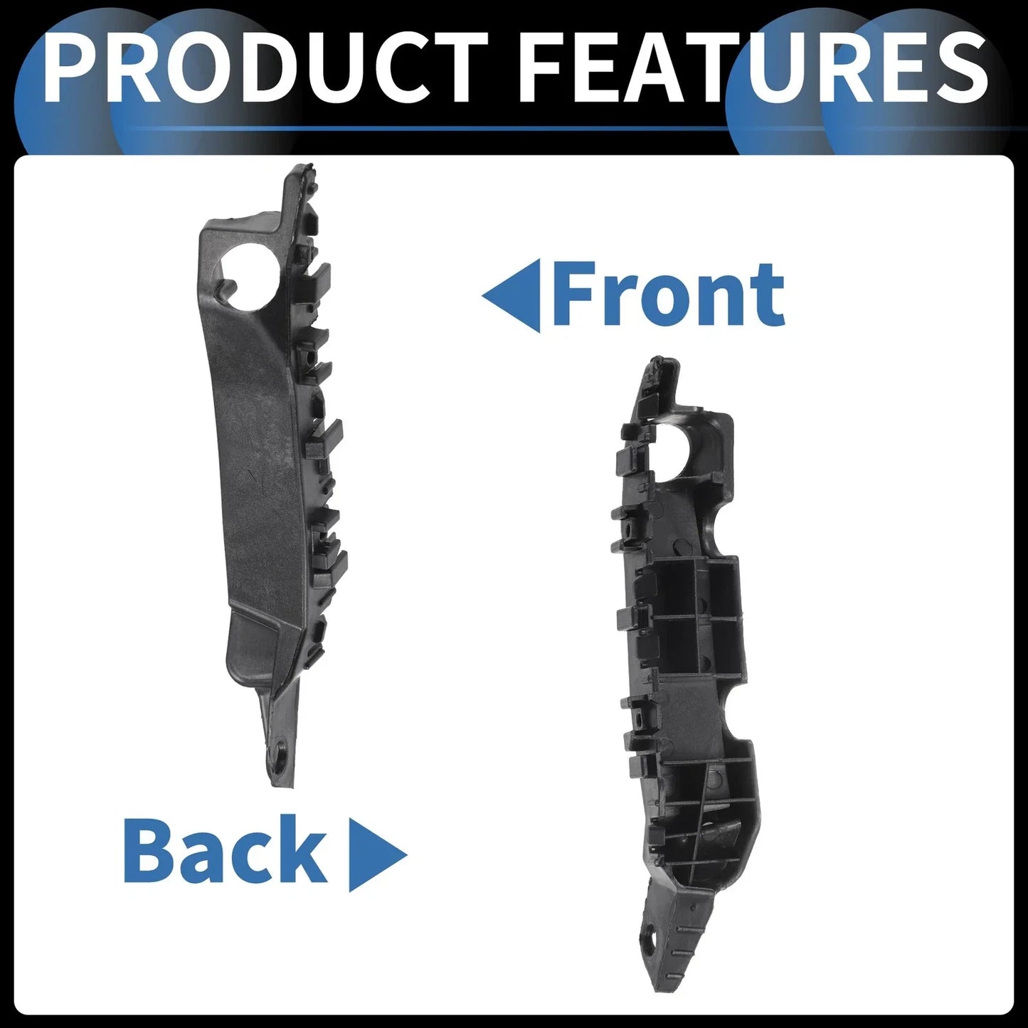 Right Front Bumper Retainer Bracket for Hyundai Elantra (2011-2016)