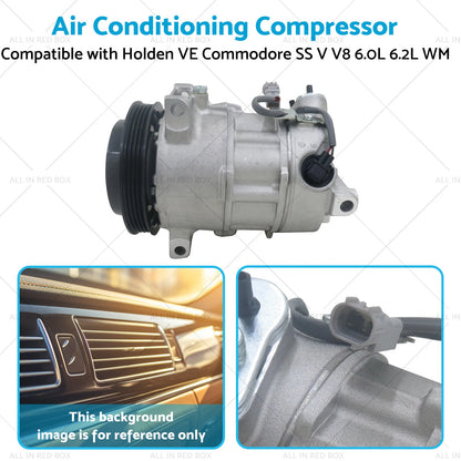 Air Conditioning Compressor for Holden VE Commodore SS V V8 6.0L 6.2L (2006-2013)
