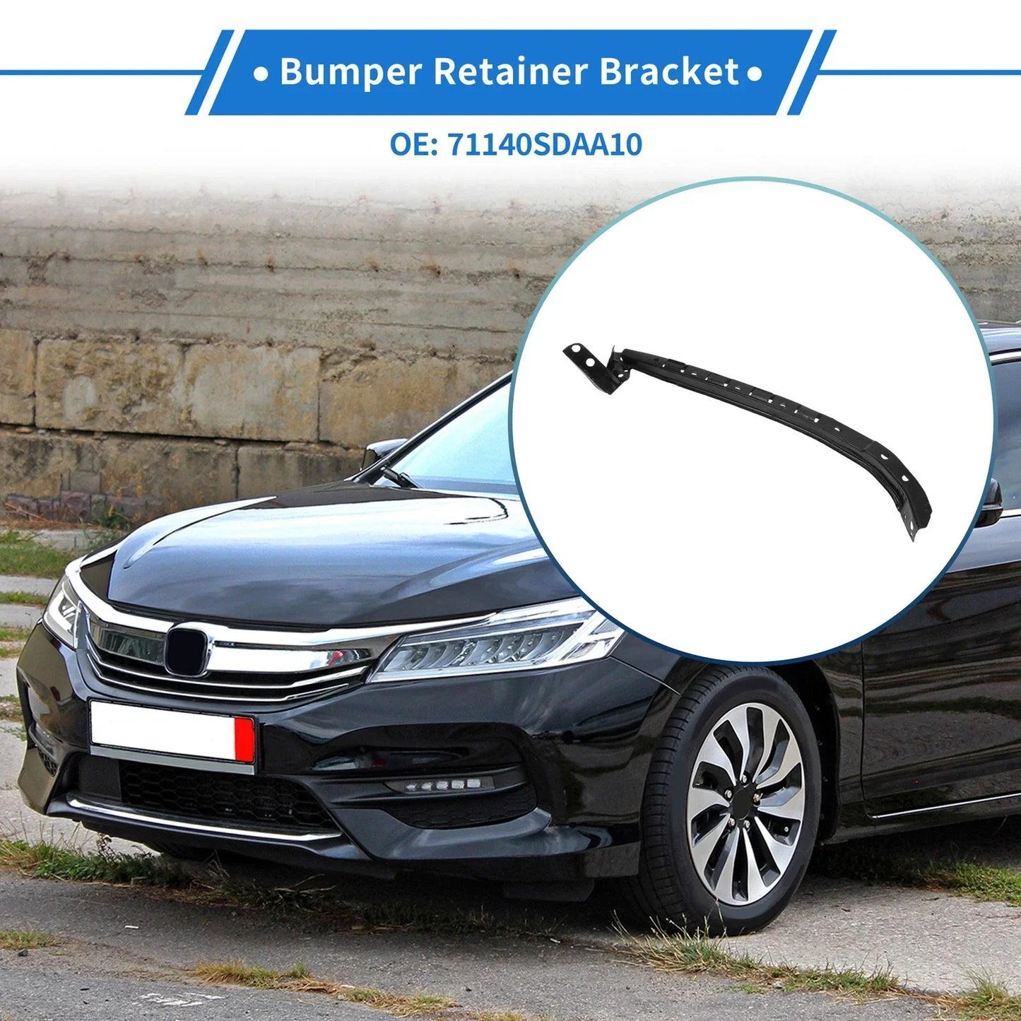 Front Right Bumper Retainer Bracket for Honda Accord (2003-2007)