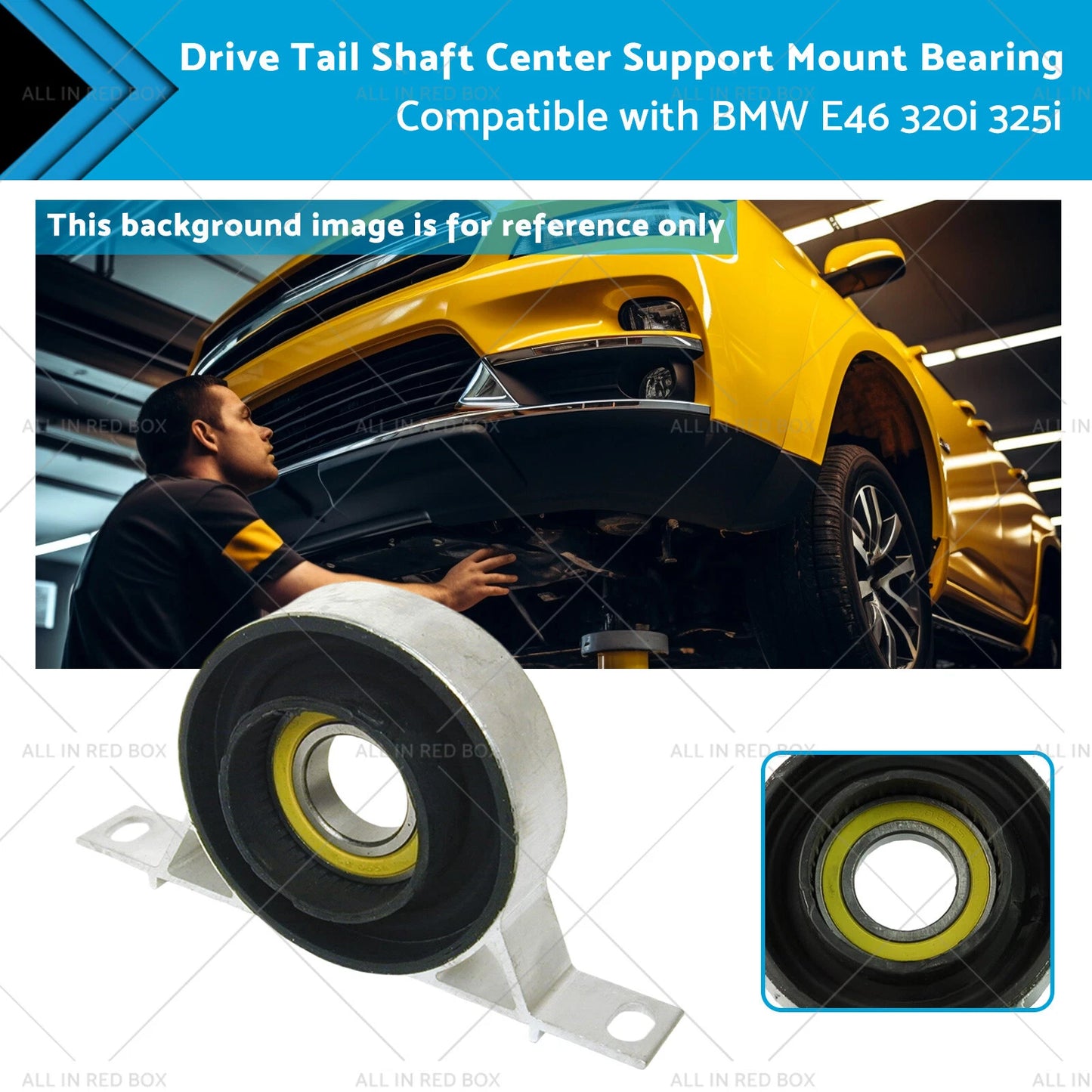 Drive Tail Shaft Center Support Mount Bearing for BMW E46 320i 325i (1998-2006)