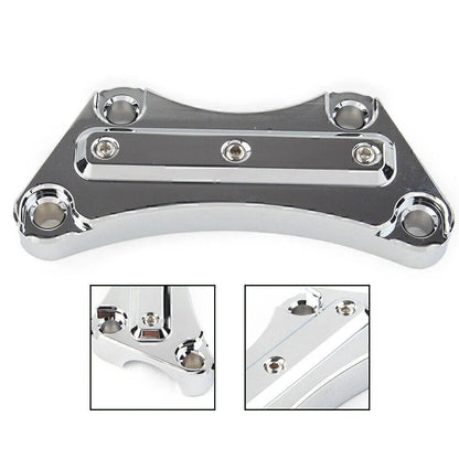 CNC Top Handlebar Riser Clamp for Harley Touring Street Road King Glide (2009-2023)