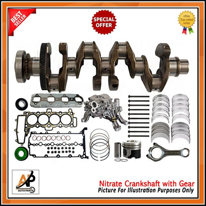 Engine Rebuild Kit Alloy Steel Crankshaft for Jaguar 2.0 D (204DTD) (2005–2015)