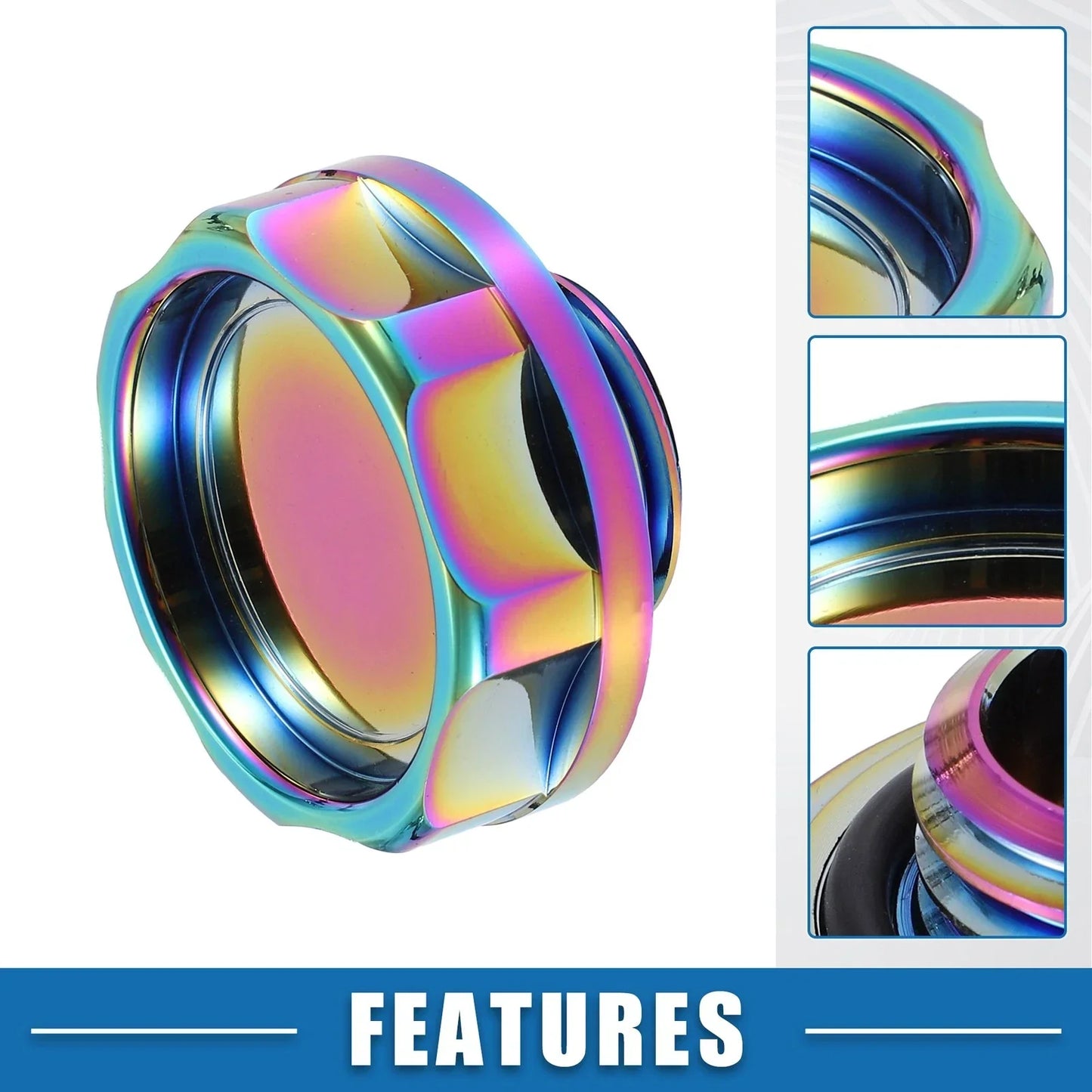 Oil Filler Cap Cover for Honda Engine - Modified Multicolour