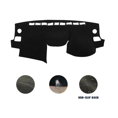 Non-Slip Dash Mat Cover for Subaru XV SUV (2012-2016) Black