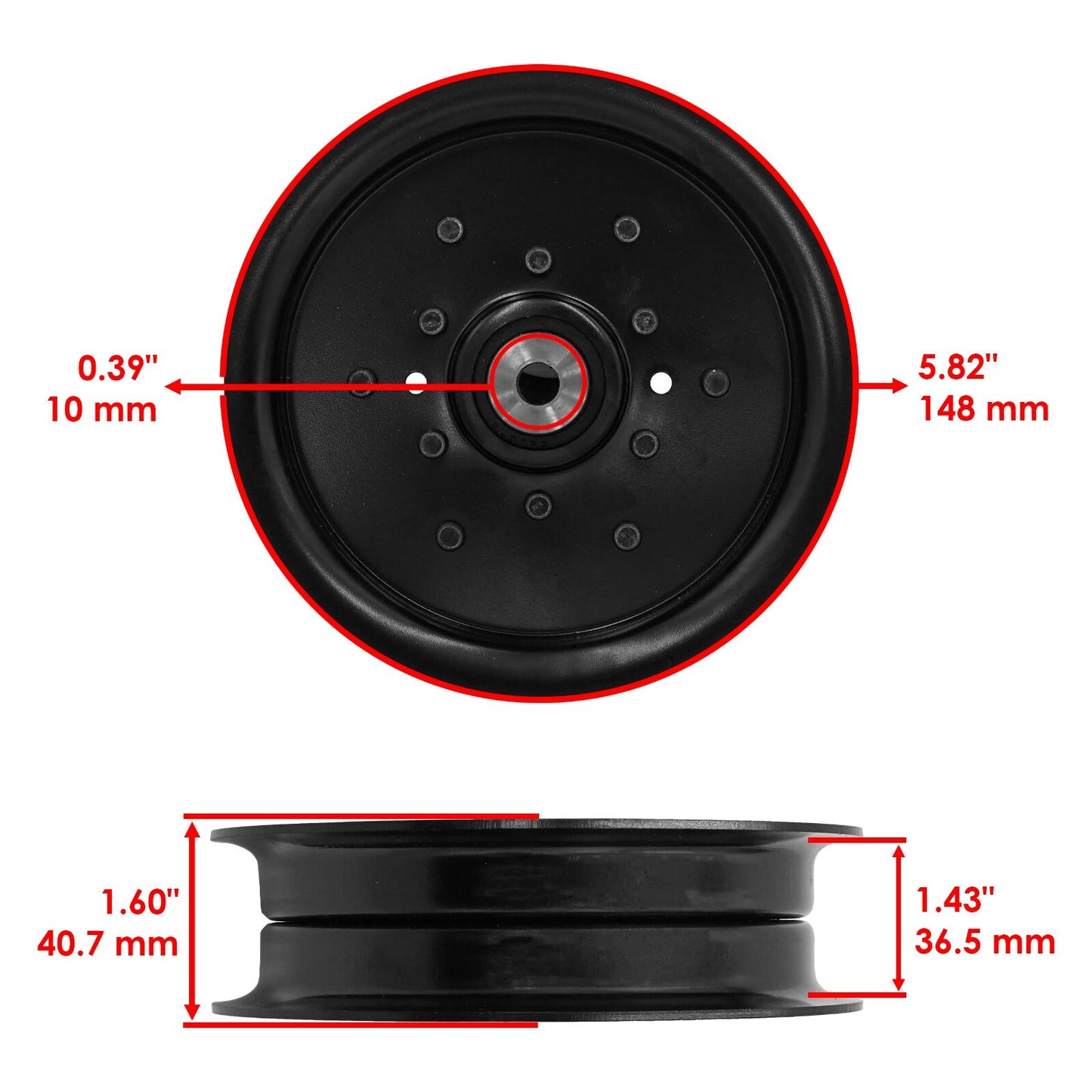 Deck Pulley Replacement for Snapper ZT21542 ZT2342 ZTX200 (42–48 Inch)